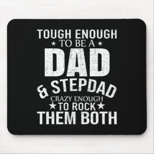 Dad And Stepdad Fathers Day Stepdad Step Dad Mouse Pad