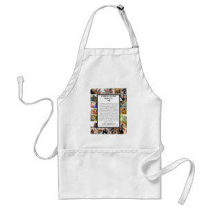 Dad appreciation Fathers Day 22 Photo Collage Standard Apron