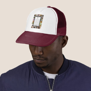 Dad appreciation Fathers Day 22 Photo Collage Trucker Hat