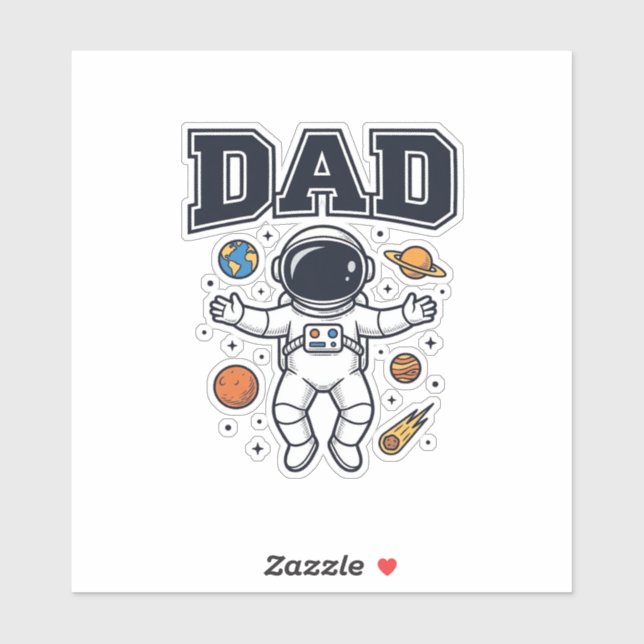 Dad Astronaut Space Vector Shirt Design_1 (Sheet)