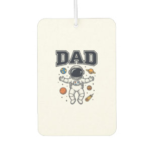 Dad Astronaut Space Vector Shirt Design_1 Car Air Freshener
