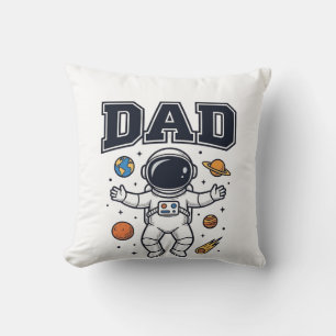 Dad Astronaut Space Vector Shirt Design_1 Cushion
