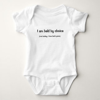 Dad bald genes- funny Fathers Day Baby Bodysuit