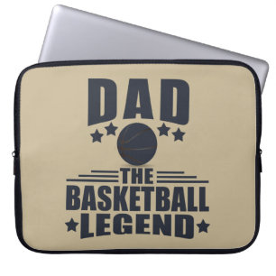 Dad basketball legend laptop sleeve