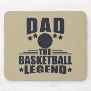 Dad basketball legend mouse pad