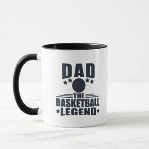 Dad basketball legend mug
