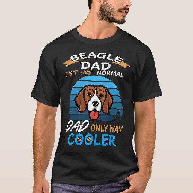 Dad - Beagle Dad Cooler T-Shirt (Front)
