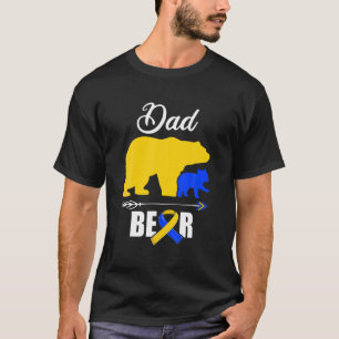 Dad Bear Trisomy 21 , Down Syndrome Awareness Day T-Shirt
