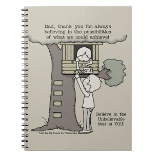 Dad Believes in Possibilities Notebook