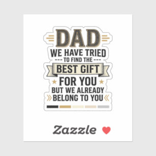 Dad Best Gift Belong to You Vintage Vector Shirt_1