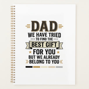 Dad Best Gift Belong to You Vintage Vector Shirt_1 Planner