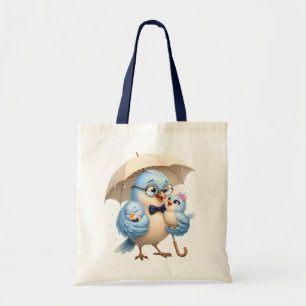 Dad Bird Shopper Tote Family Theme Bag