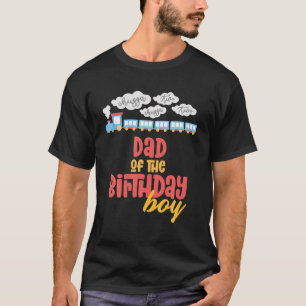 Dad Birthday Boy Train I m 2 Two Yr Old Chugga Eng T-Shirt
