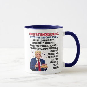 Dad Birthday Donald Trump Mug