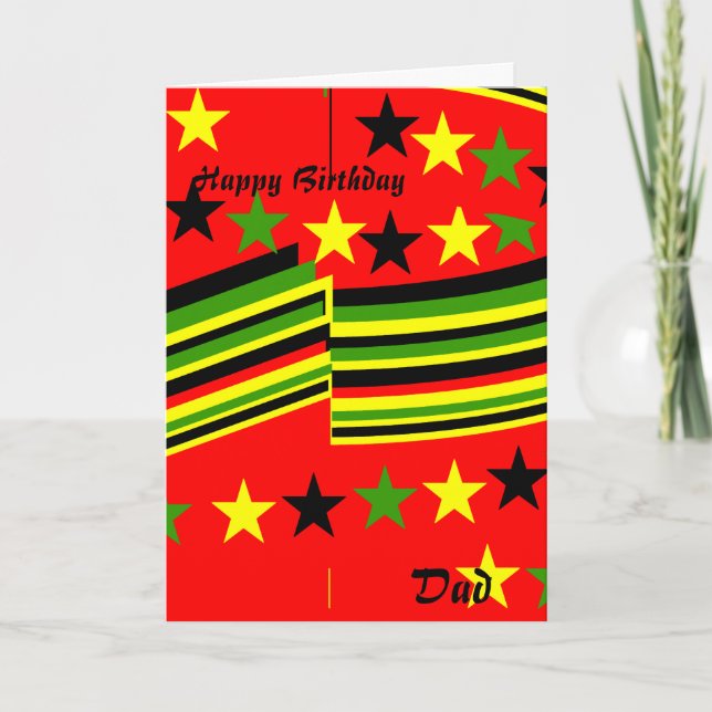Dad birthday greeting cards (Front)