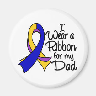 Dad - Bladder Cancer Ribbon Magnet