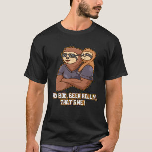 Dad Bod Beer Belly Thats Me Drinking Daddy Drinker T-Shirt
