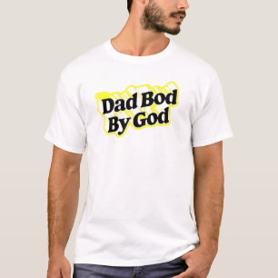 Dad Bod By God Minimalisathers Day Vintage 80s T-Shirt