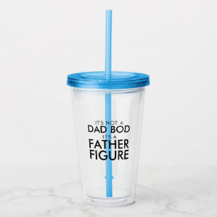 Dad Bod Father Figure Acrylic Tumbler