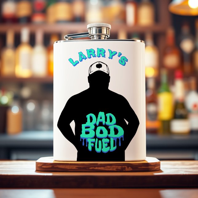 Dad Bod Fuel Funny Hip Flask (Creator Uploaded)