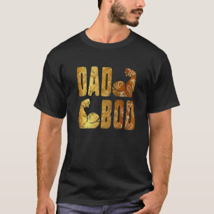 Dad Bod Muscle Building Gym Golden Dad Grandfather T-Shirt