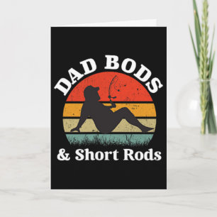 Dad Bods And Short Rods 2 Sided Vintage Card