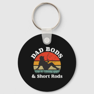 Dad Bods And Short Rods 2 Sided Vintage  Key Ring