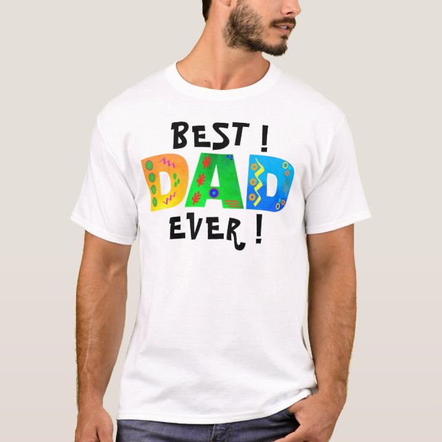 DAD Bold Geometric Boho T-Shirt (Front)