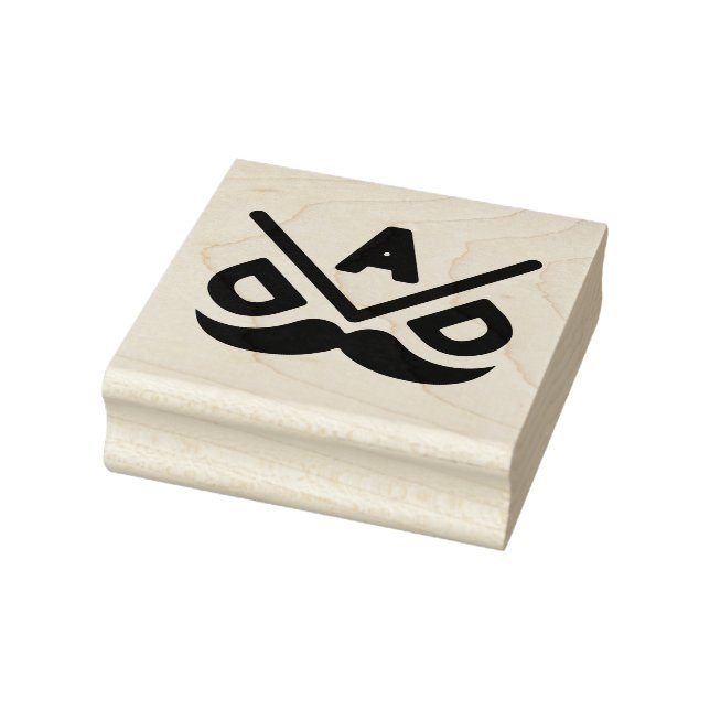 DAD: Bold Minimalism Rubber Stamp (Stamp)