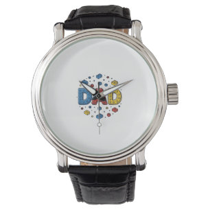 Dad Building Blocks Vintage Vector Design_1 Watch