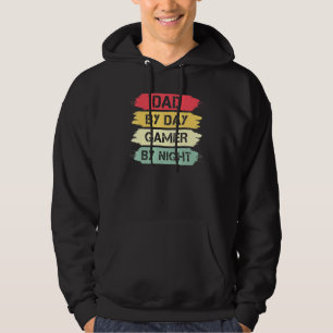 Dad By Day Gamer By Night  Gaming 1 Hoodie
