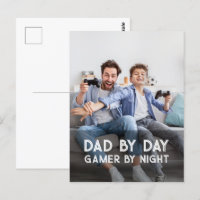 Dad By Day Gamer By Night Son And Dad Father's Day