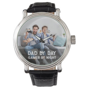 Dad By Day Gamer By Night Son And Dad Father's Day Watch