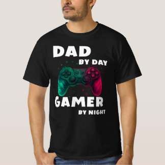 Dad by Day Gamer by Night T-Shirt