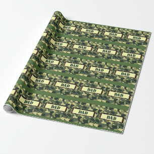 Dad - Camo Wrapping Paper
