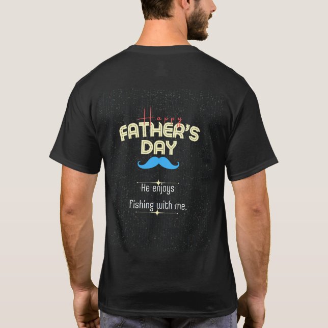 Dad: Captain of the Dad Crew T-Shirt (Back)