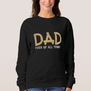 Dad Carpenter A Contractor With Woodworking Tools Sweatshirt