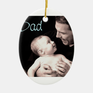 Dad Ceramic Tree Decoration