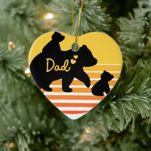 DAD CERAMIC TREE DECORATION