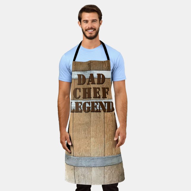 Dad Chef Legend Father's Day Apron (Worn)