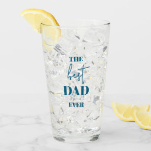 Dad & Child – Heart Frame Best Dad Ever Glass
