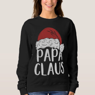 Dad Claus Christmas Costume  Santa Matching Family Sweatshirt