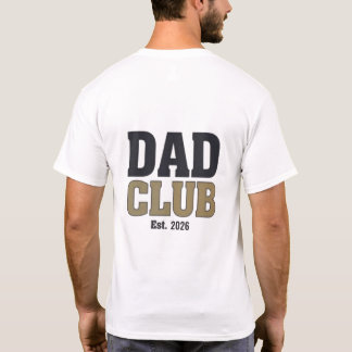 Dad Club logo T-Shirt | Minimal Fathers Day tee