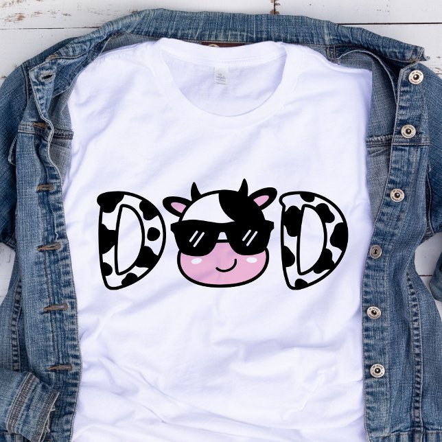 Dad Cow Birthday Party T-Shirt  (Creator Uploaded)