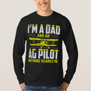 Dad Crop Duster AG Pilot Aerial Application Appare T-Shirt