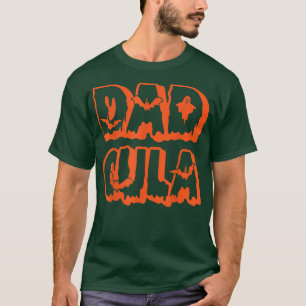Dad Daddy Dracula Monster Costume Easy Halloween  T-Shirt