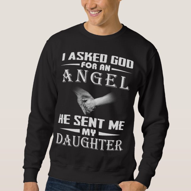 Dad Daughter Sweatshirt Birthday Gift for Daddy (Front)