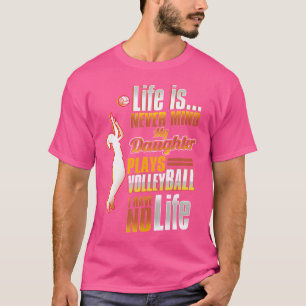 Dad Daughter Volleyball Volleyball Parent T-Shirt