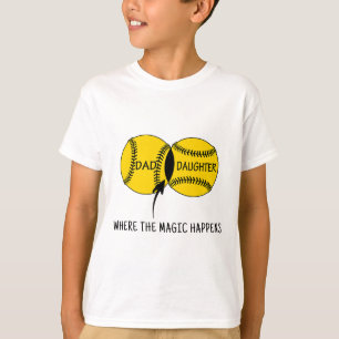 Dad Daughter Where The Softll Magic Happen T-Shirt