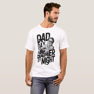 Dad Day Gamer By Night T-Shirts